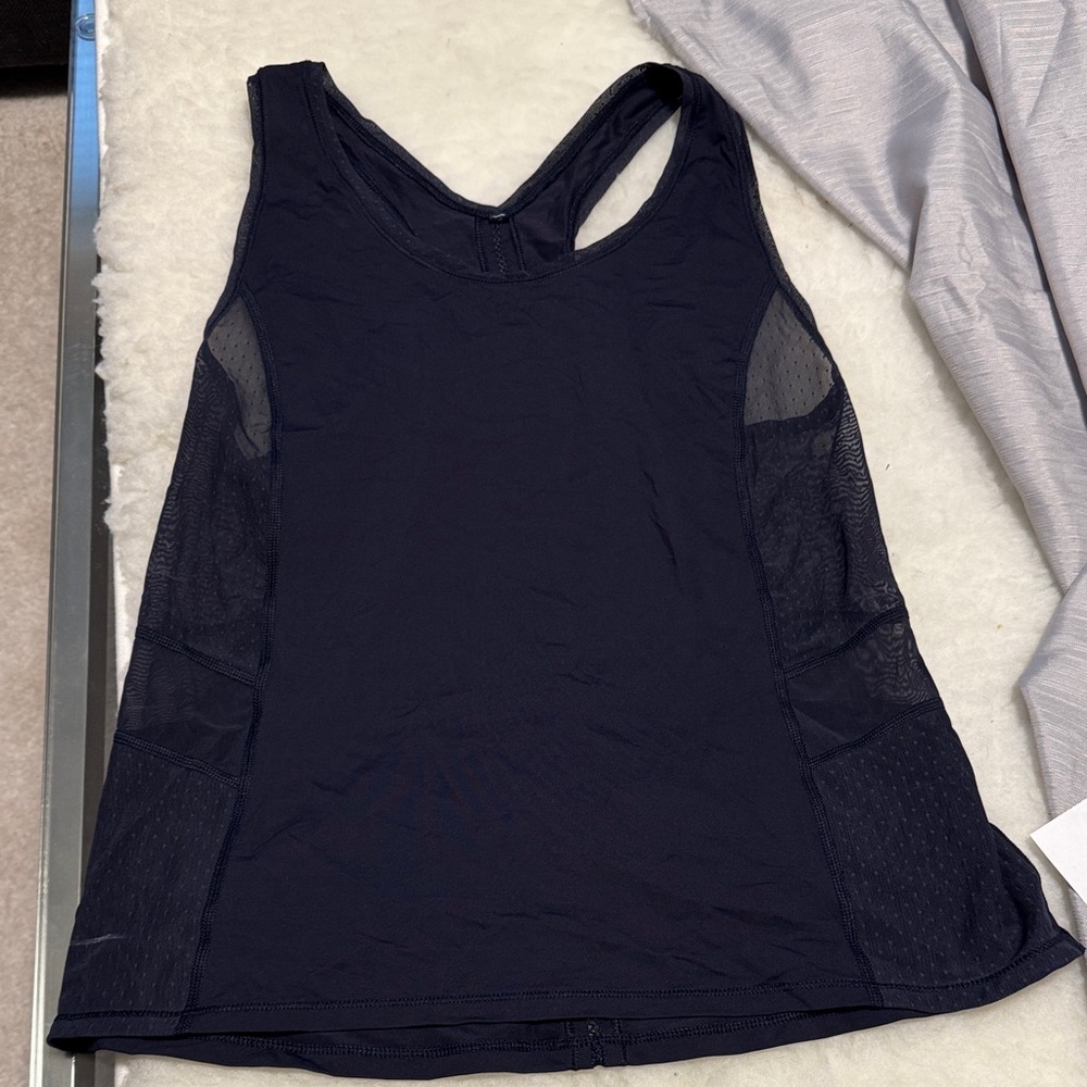 Lululemon Athletica navy Tank Top